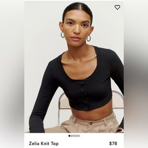 Reformation knit Top